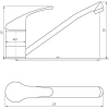 Змішувач для кухні Globus Lux Solly GLSO-0103