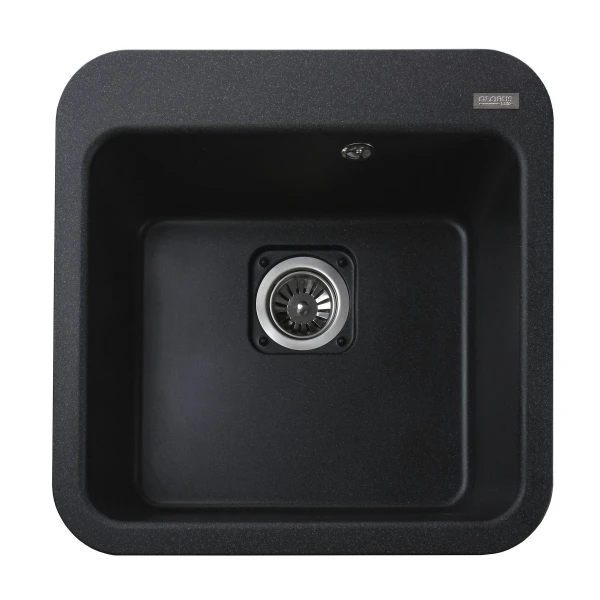 Гранітна мийка Globus Lux BARBORA графіт 510х510мм-А0001
