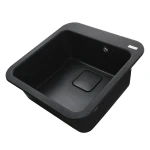 Гранітна мийка Globus Lux BARBORA графіт 510х510мм-А0001