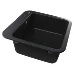 Гранітна мийка Globus Lux BARBORA графіт 510х510мм-А0001