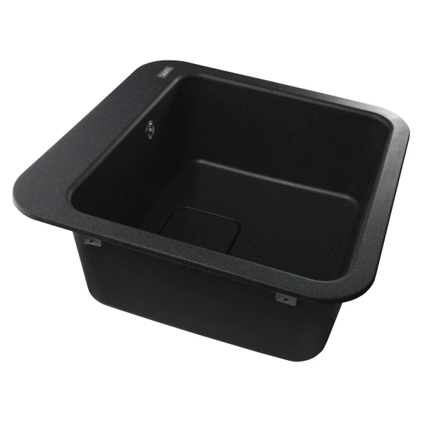 Гранітна мийка Globus Lux BARBORA графіт 510х510мм-А0001