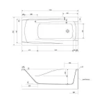 ZEN Ванна 170х85