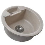 Гранітна мийка Globus Lux GURON мигдаль 480мм-А0008