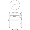 Донний клапан Globus Lux HG15-03A (Click-clack)