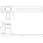Смеситель для биде Globus Lux SEVA GLSV-0206