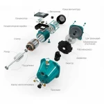 Насос відцентровий VOLKS pumpe JY100A(a) 1,1кВт чавун короткий