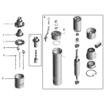 Насос скважинный шнековый VOLKS pumpe 3 QGD 1,5-90-0,55кВт 3 дюйма! + кабель 15м