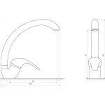 Смеситель для кухни DOMINO ACCENT DAC-203S