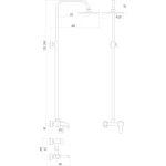 Душевая система Globus Lux LAZER GLLR-0001