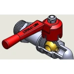 Кран шаровый поливочный SELBA 1/2″ SL1583 Antifrost