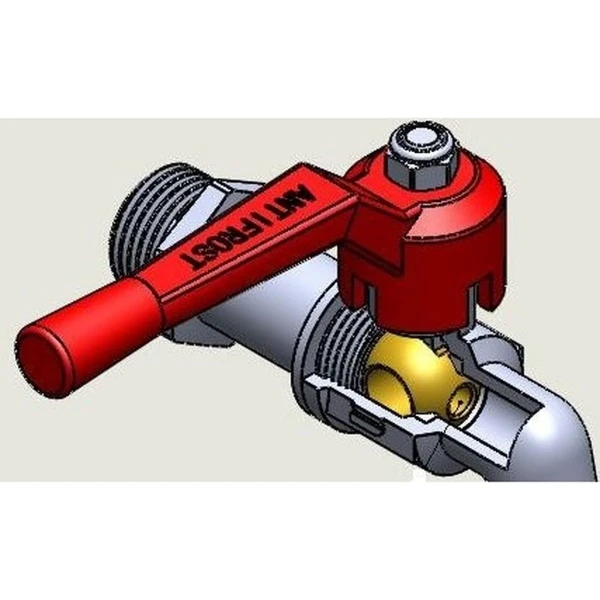 Кран шаровый поливочный SELBA 1/2″ SL1583 Antifrost