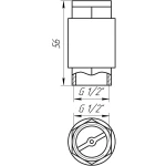 Клапан обратного хода воды SELBA 1/2″ SL1541