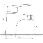 Смеситель для биде DOMINO SIRIUS DSV-106