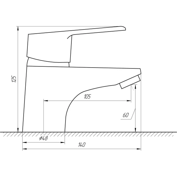 Смеситель для умывальника DOMINO BLITZ DBC-101