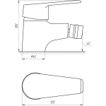 Смеситель для биде DOMINO BLITZ DBC-106