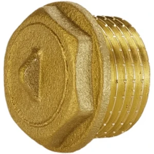 Заглушка 1/2″Н латунная А1091А