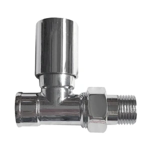 Кран вентильный прямой с американкой PROFESSIONAL 3/4″ CHROM Q-026 вент