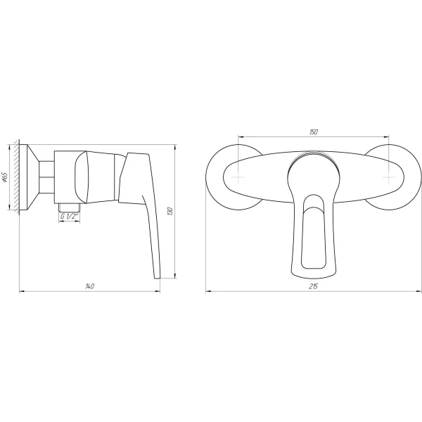 Смеситель для душа DOMINO SIRIUS DSV-105N