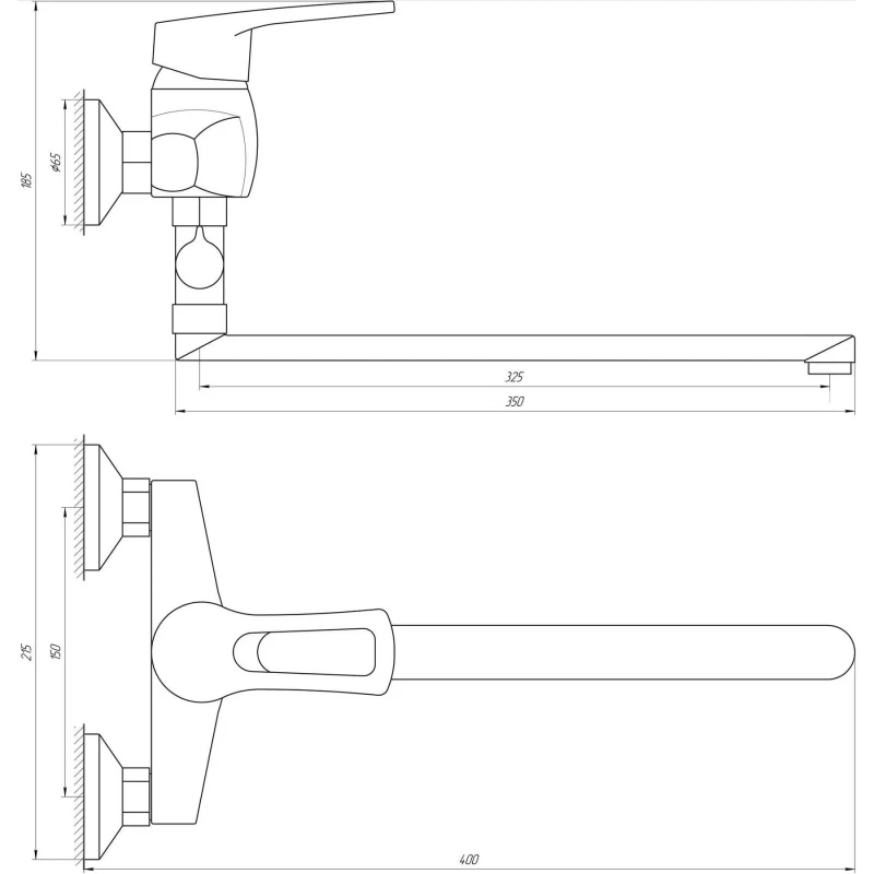 Смеситель для ванны DOMINO SIRIUS DSV-108