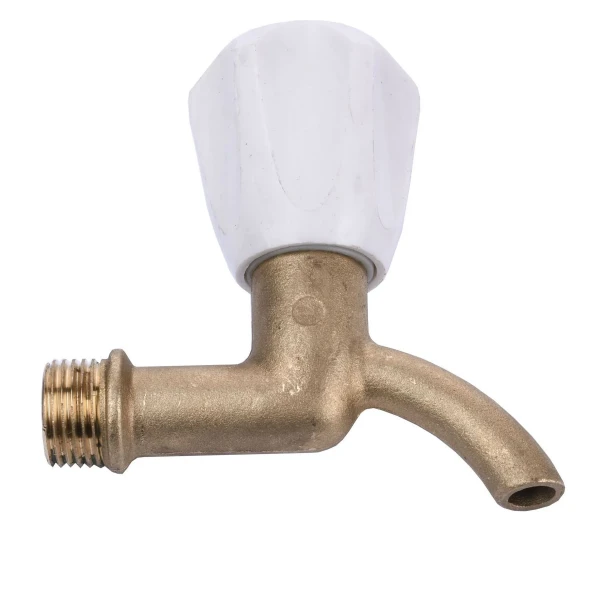 Кран водоразборный латунный 1/2″ НР литейный Б2401А VA