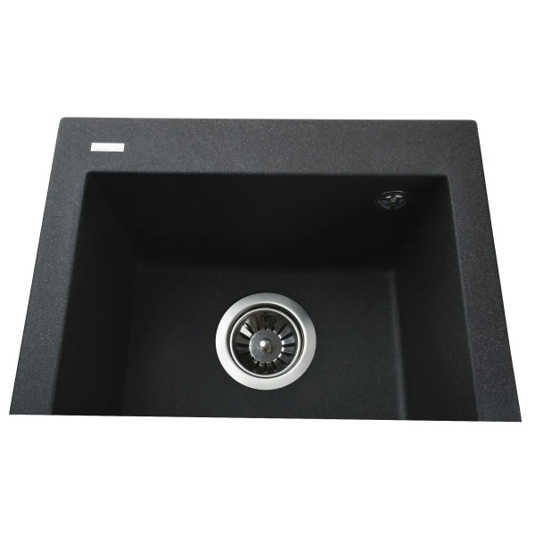 Гранітна мийка Globus Lux LAMA графіт 410х500мм-А0001