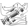 Насос фекальний VOLKS pumpe WQD8-12 0,9кВт