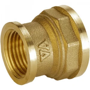 Муфта редукционная 3/4″х1/2″ВВ латунная облегченная А0306А