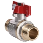 Кран шаровый прямой SOLOMON 1/2″ НН КБ PN40 B1420