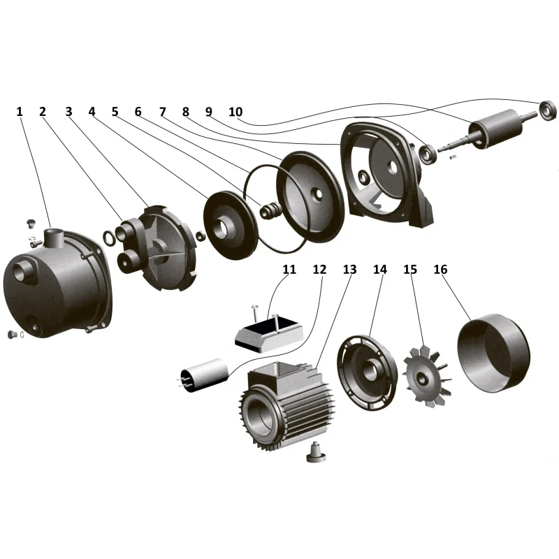 Насос відцентровий Optima JET 80S-PL 0,8кВт нержавійка