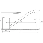Смеситель для кухни DOMINO BLITZ DBC-103