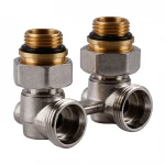 Вузол нижнього підключення панельного радіатора SOLOMON NV 5102 кутовий кульовий 3/4″