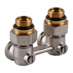 Вузол нижнього підключення панельного радіатора SOLOMON NV 5102 кутовий кульовий 3/4″