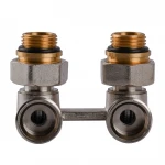 Вузол нижнього підключення панельного радіатора SOLOMON NV 5102 кутовий кульовий 3/4″