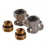 Вузол нижнього підключення панельного радіатора SOLOMON NV 5102 кутовий кульовий 3/4″