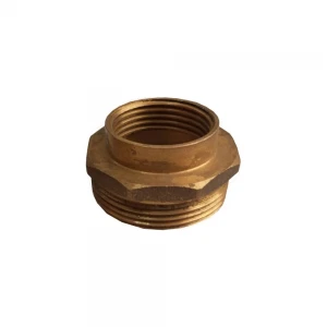 Футорка 1 1/2″х 1″НВ латунная 722Б