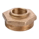 Футорка 1 1/2″х 3/4″НВ латунная 724Б