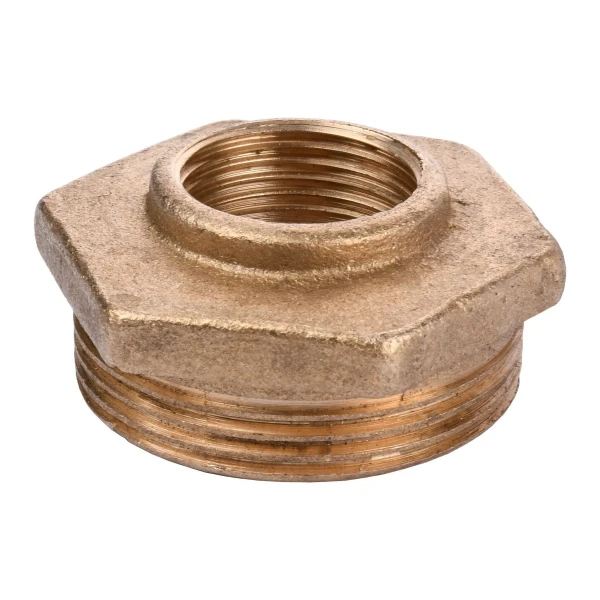 Футорка 1 1/2″х 3/4″НВ латунная 724Б