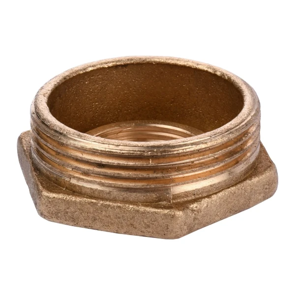 Футорка 1 1/2″х 3/4″НВ латунная 724Б