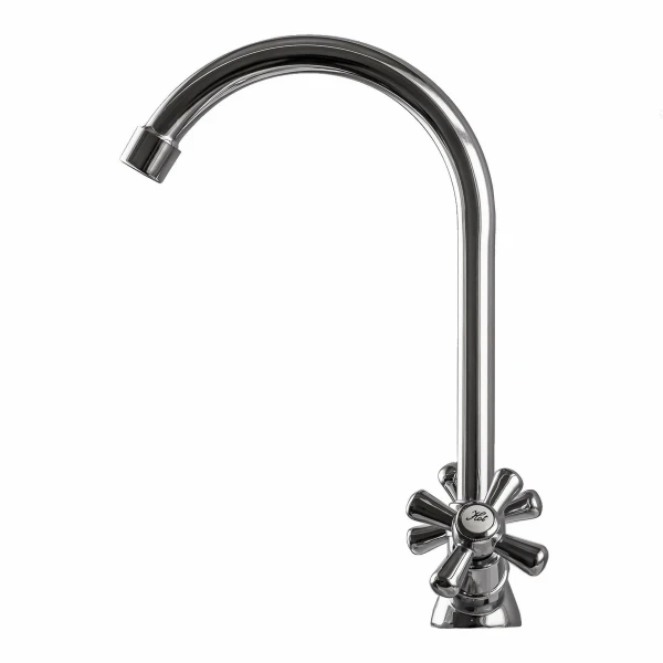 Смеситель для кухни DOMINO DK-H104-2N-CHROM хрест SHARM