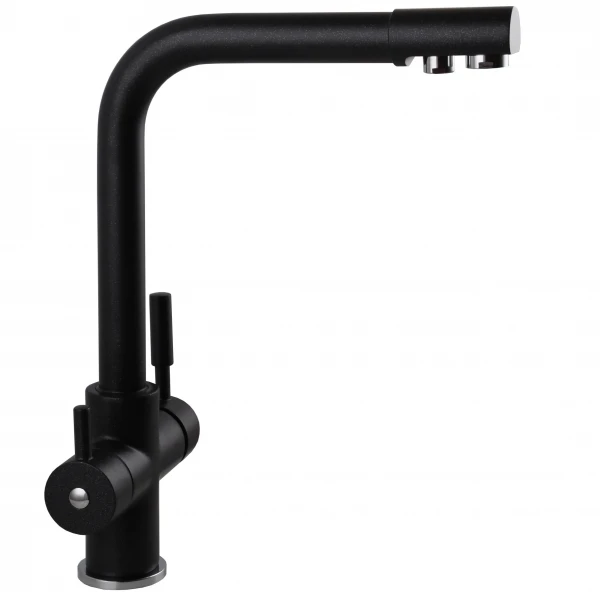 Смеситель для кухни под осмос Globus Lux LAZER GLLR-0888-1-ONIX