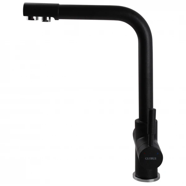 Смеситель для кухни под осмос Globus Lux LAZER GLLR-0888-1-ONIX