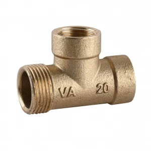 Тройник редукционный 3/4″х1/2″х1/2″НВВ латунный A0225A