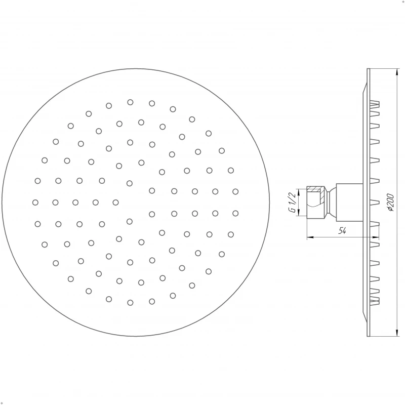 Душова лійка Globus Lux STS-0200