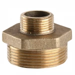 Ниппель редукционный 1 1/2″х 3/4″НН латунный А0510А