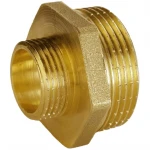 Ниппель редукционный 1 1/2″х 3/4″НН латунный А0510А