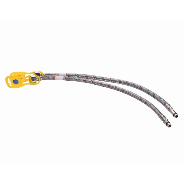 Шланг нержавеющая сталь ECO FIX М10х1/2″ 0,6 м ПАРА EPDM