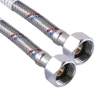 Шланг нержавеющая сталь ECO FIX М10х1/2″ 0,6 м ПАРА EPDM