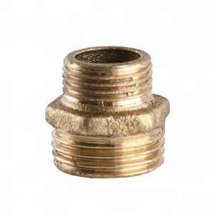 Ниппель редукционный 1/2″х3/8″НН латунный 540-1Б