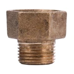 Переходник редукционный 1/2″х3/8″ВН латунный 640Б