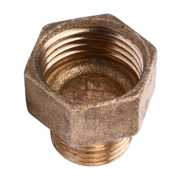Переходник редукционный 1/2″х3/8″ВН латунный 640Б